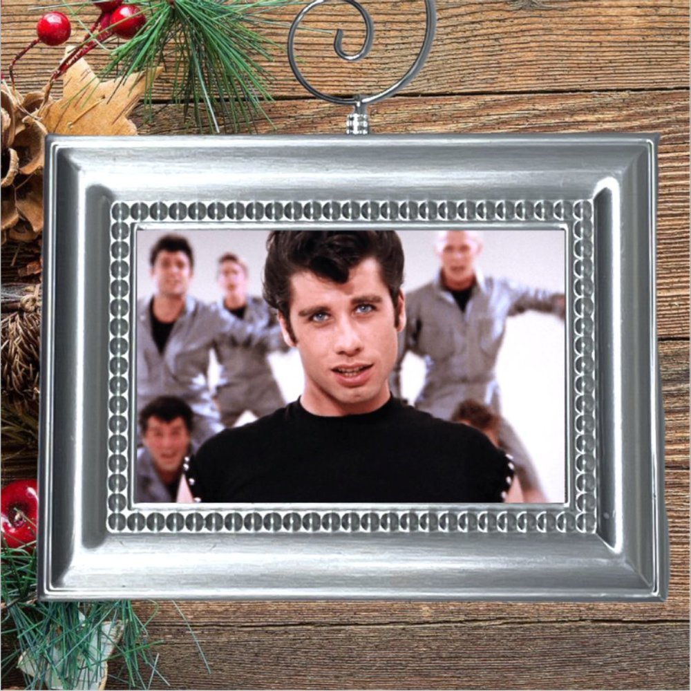 Grease John Zuko Greased Lightnin' Retro Movie Memorabilia Christmas Ornament